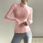 Women Zip Fitness Clothes Long Sleeve Jacket