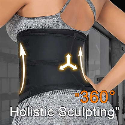 Adjustable Waist Trainer for Women, Double Belts