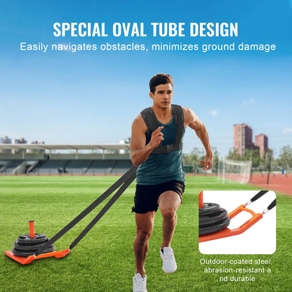 VEVOR  Steel Fitness Strength Speed Training Sled