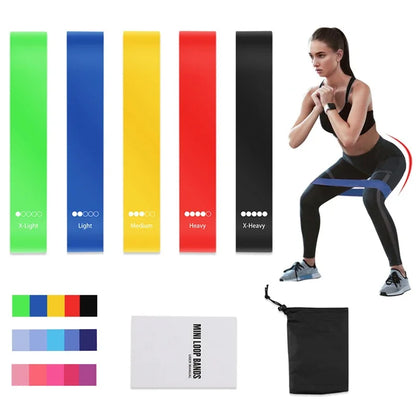 5 Levels Resistance Bands Set – Exercise Bands