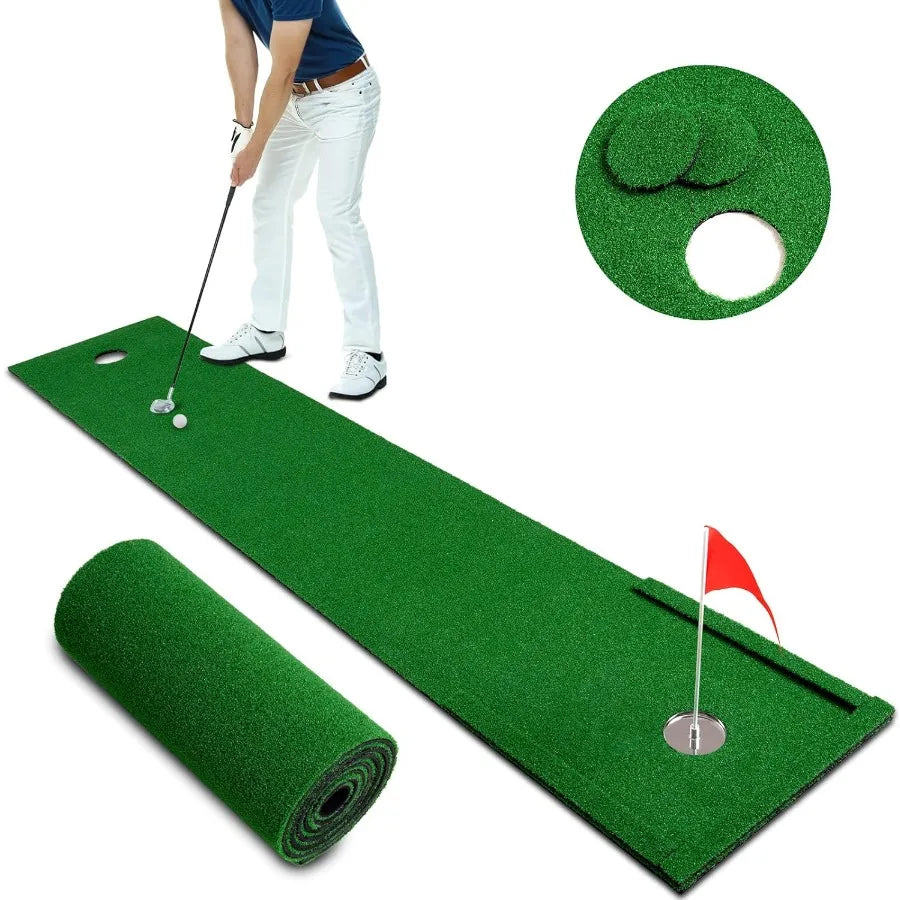 Golf Putting Practice Green Non-Slip Mat