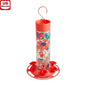 Glass Hummingbird Feeder with Ant Moat
